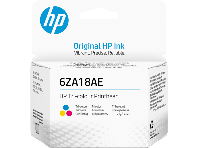 ראש הדפסה צבע למדפסות HP TANK 6ZA18AE
